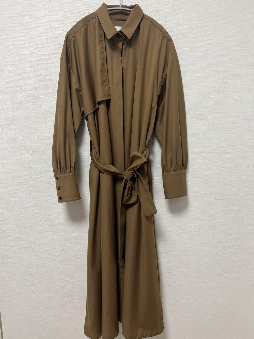 美品✨Ameri 2WAY TRENCH PETIT COLLAR DRESS AMERI 2WAY TRENCH PETIT COLLAR DRESS