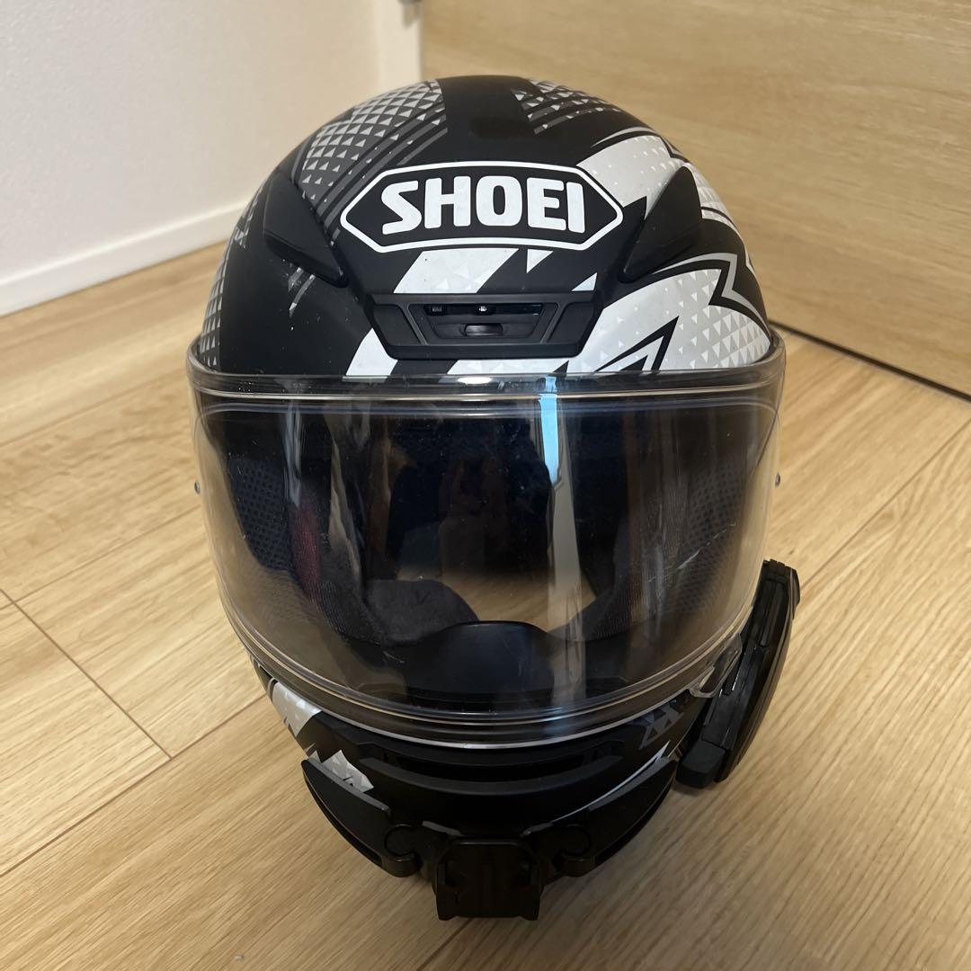 【美品】【B-COM ONE付】SHOEI Z-7 サイズ M SHOEI Z-7 ヘルメットMサイズ B+COM ONEつき セーフティ