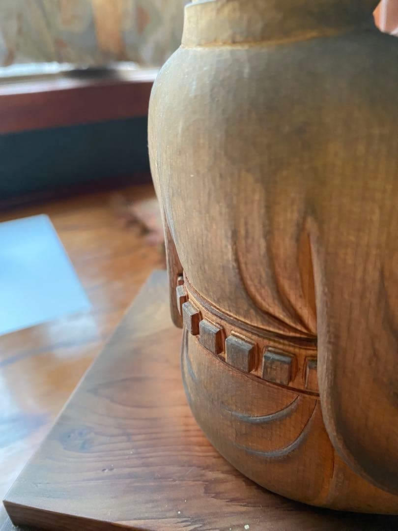 素敵な木彫 聖徳太子座像 素敵な木彫 聖徳太子座像