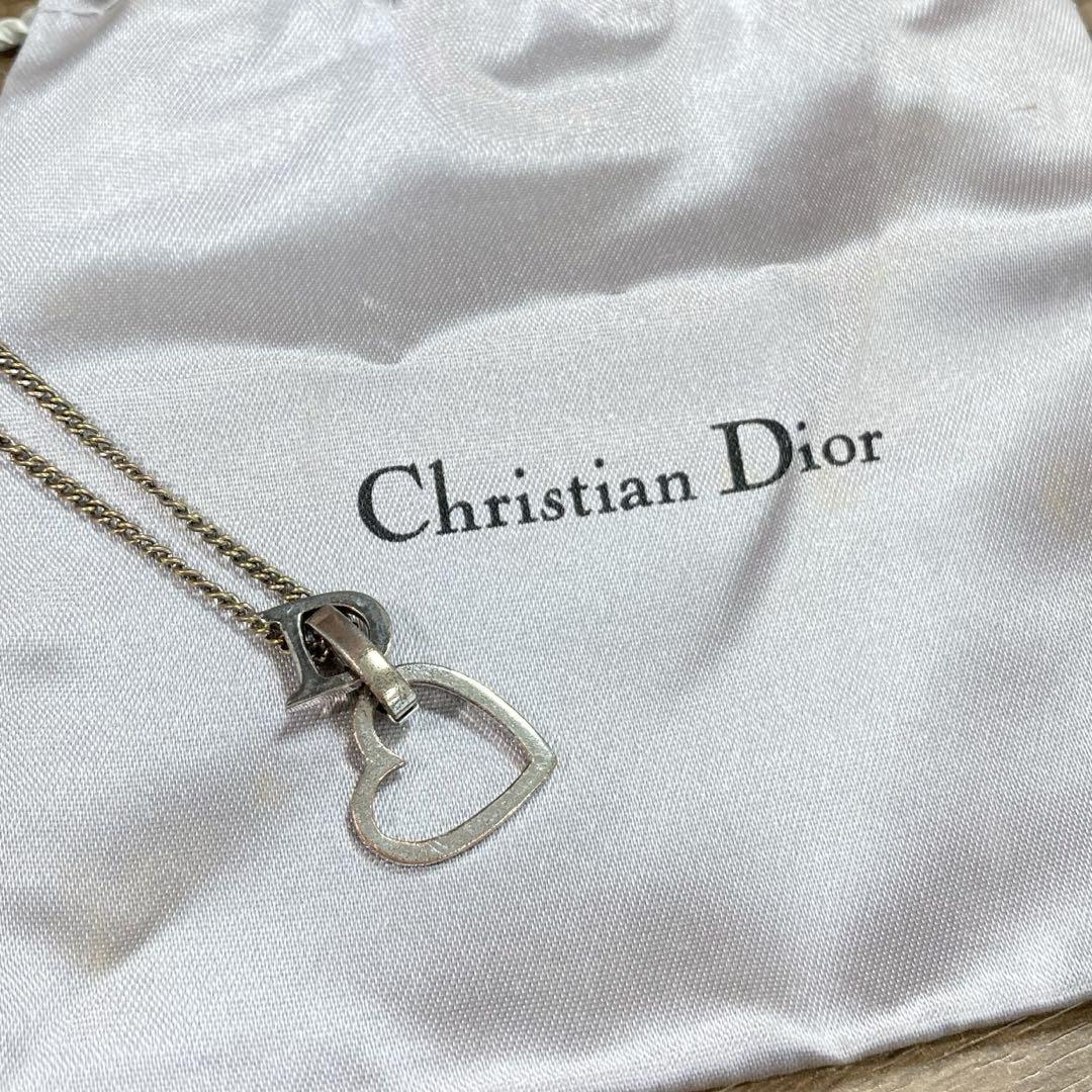 Christian Dior/ディオール ロゴ ハート ネックレス b_036 ディオール ロゴ ハート ネックレス シルバー 買取実績