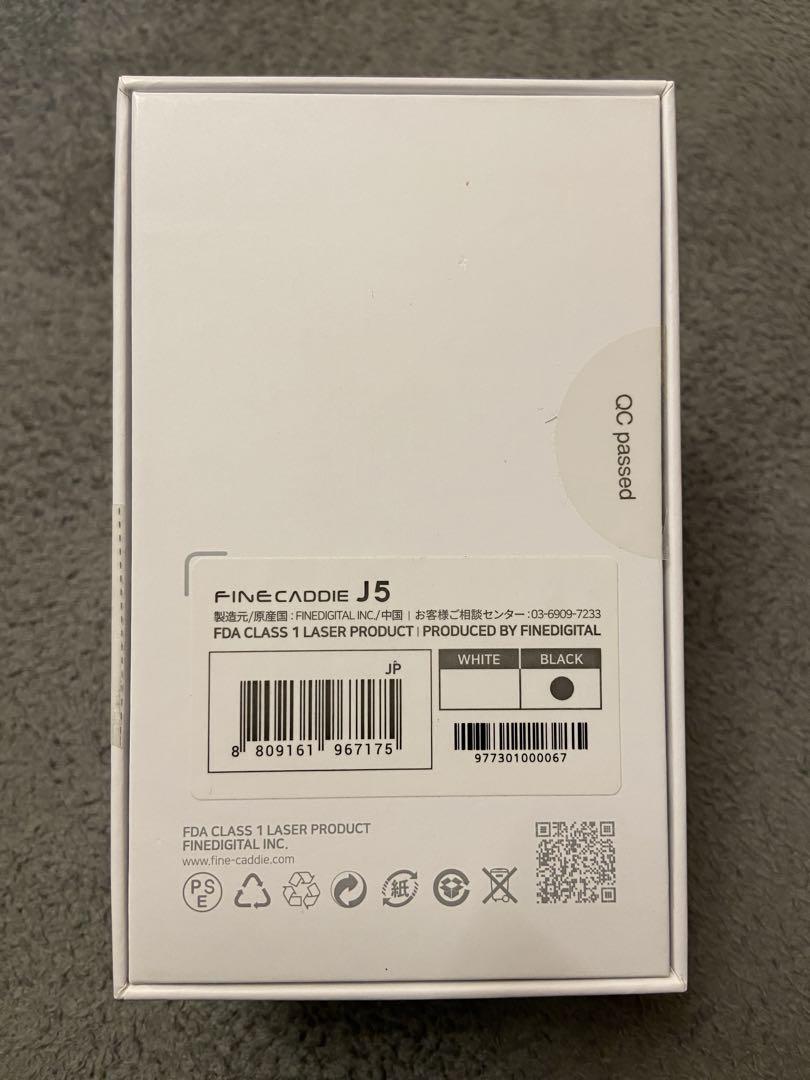 【中古美品】FINE CADDIE J5mini ブラック ゴルフレーザー距離計