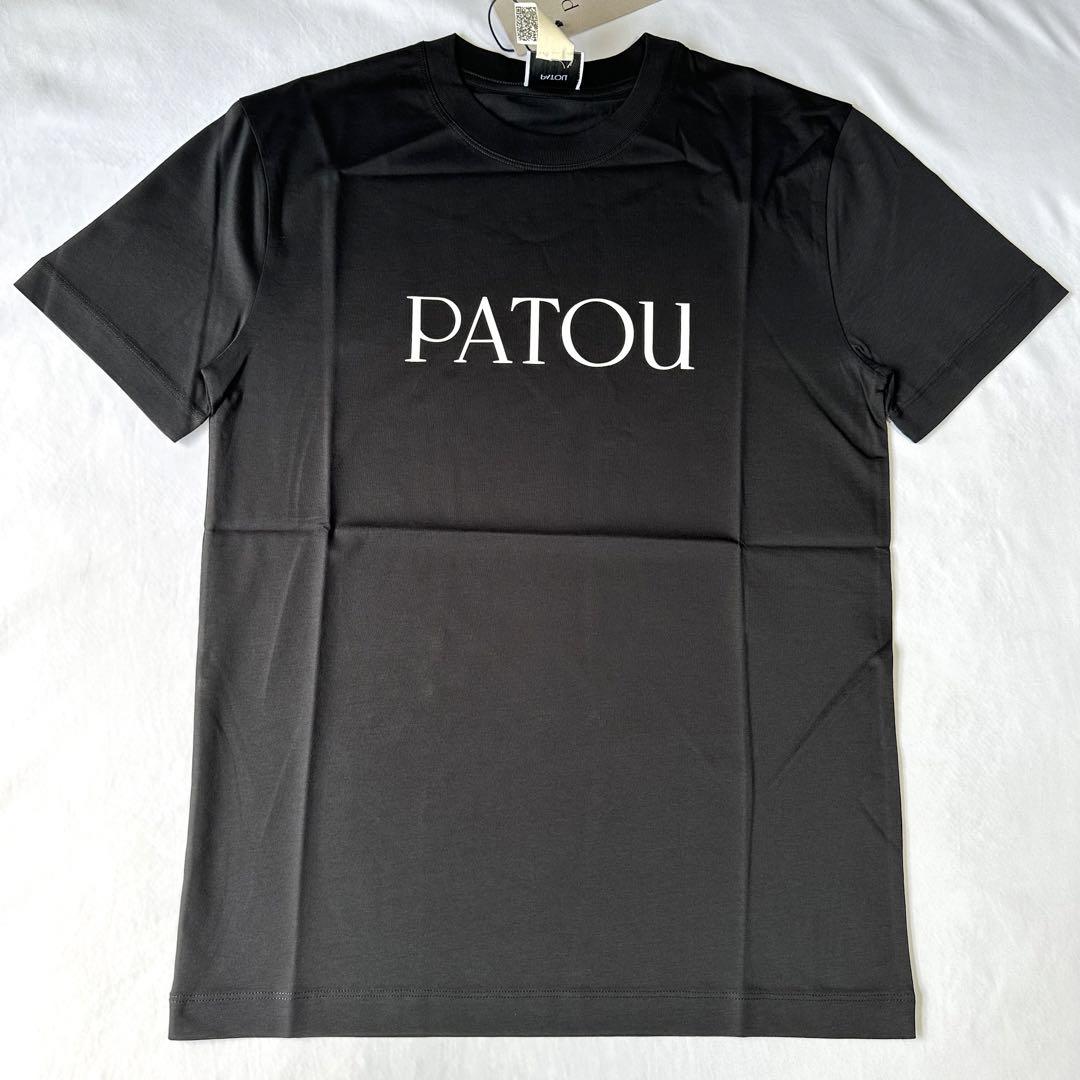新品未着用 黒XS PATOU オーガニックコットン パトゥロゴTシャツ