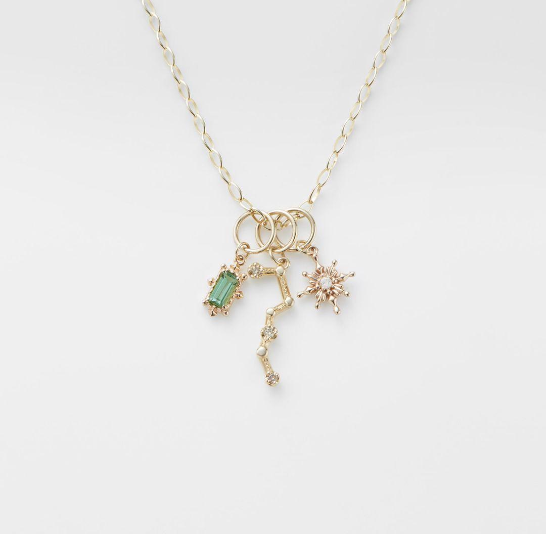 ノジェス　Tiny Charm　K10チャーム　グリーン