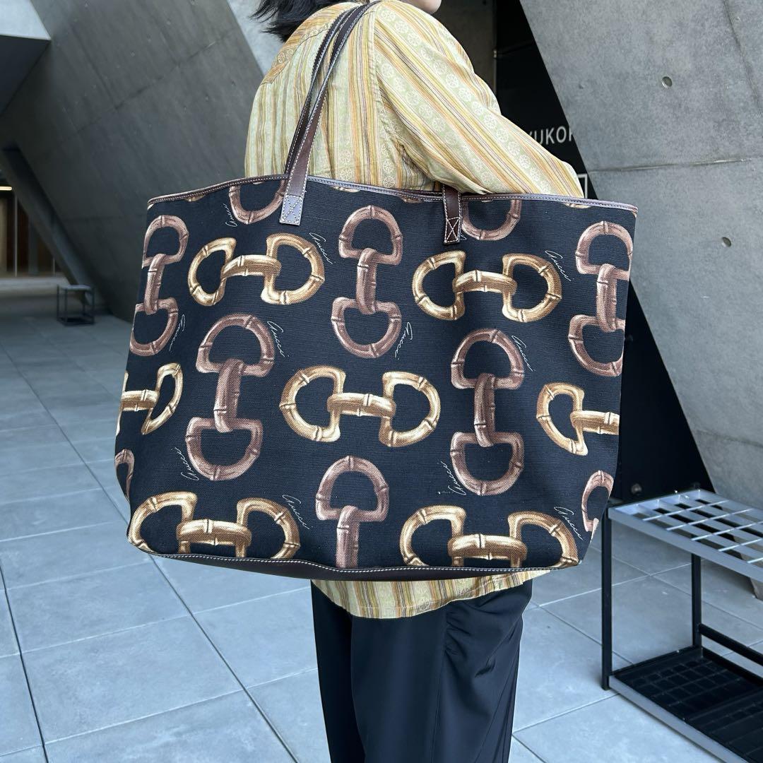 【GUCCI】horsebit tote bag