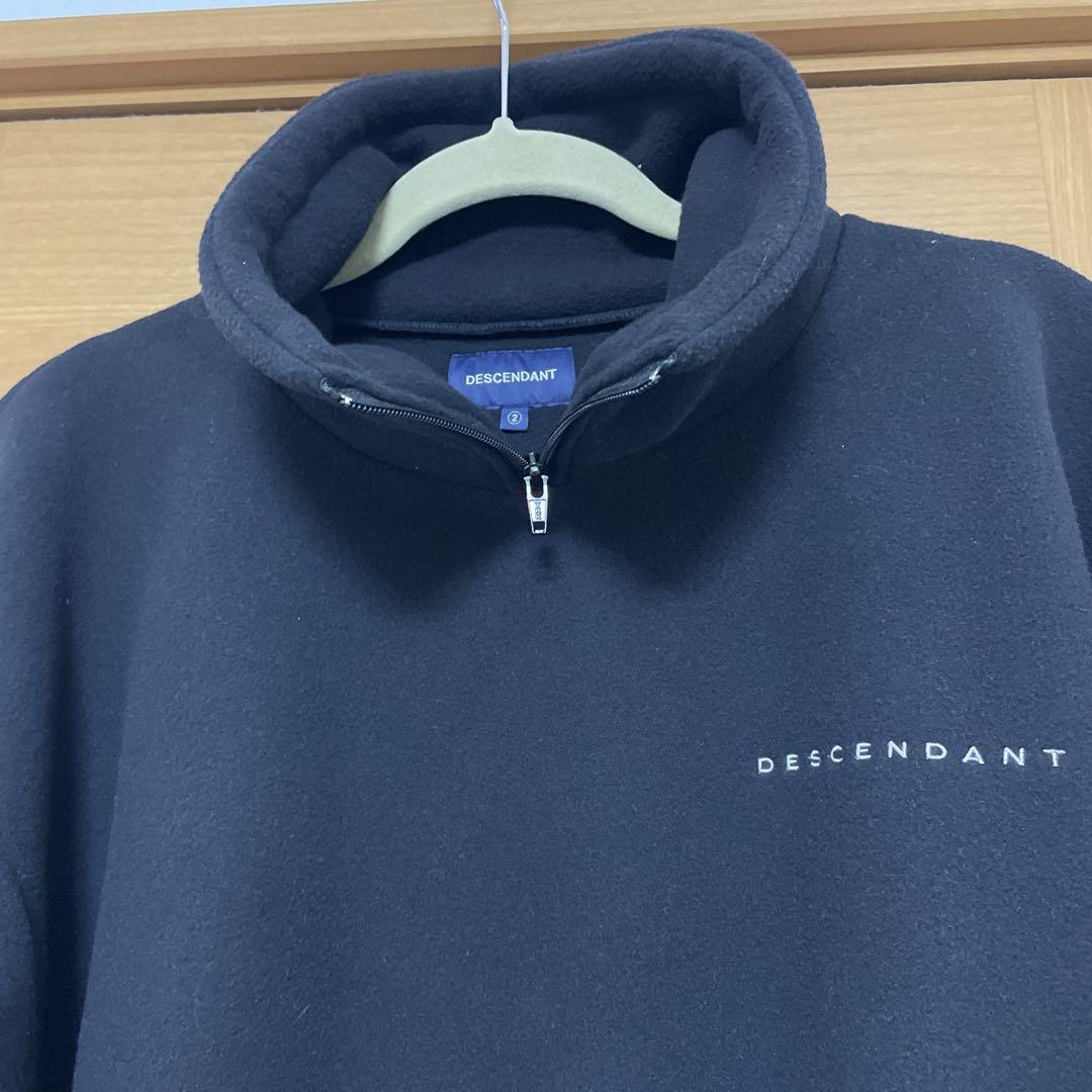 DESCENDANT ディセンダント　BURYフリース DESCENDANT/BURY ZIP FLEECE (BLUE)