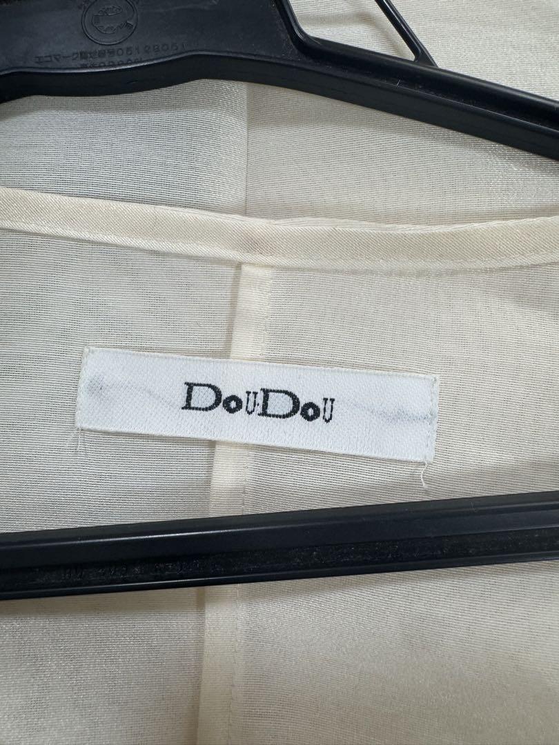 はなこ DouDou ノーカラーオーガンジージャケット