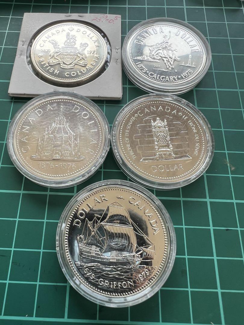 外国銀貨　カナダ銀貨　5種