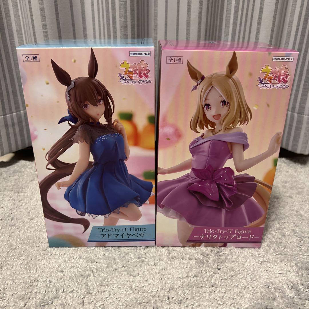 ROUND1限定ウマ娘　ナリタトップロード　アドマイヤベガ　フィギュア4体セット ROUND1限定ウマ娘 ナリタトップロード アドマイヤベガ