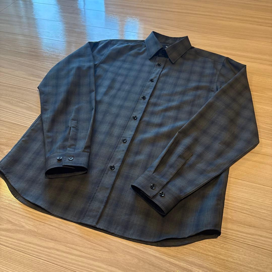 25ss Theory Wool Shirt Check Irving