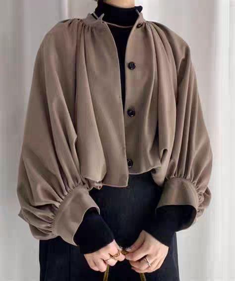 【Ameri】 BALLOON SHORT BLOUSON