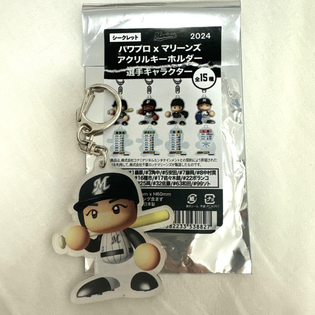 千葉ロッテマリーンズ 角中勝也 アクリルキーホルダー - メルカリ