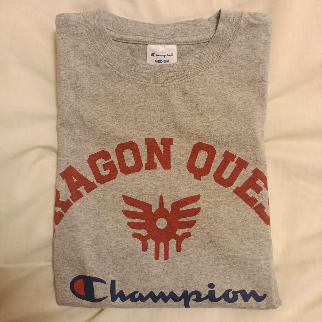 Champion ドラゴンクエスト Tシャツ Mサイズ グレーM Champion