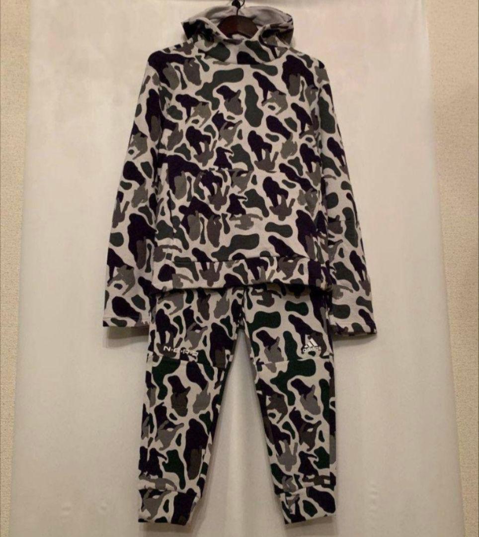 adidas×N.E.R.D ファレル アディダス フーディーセットアップM adidas