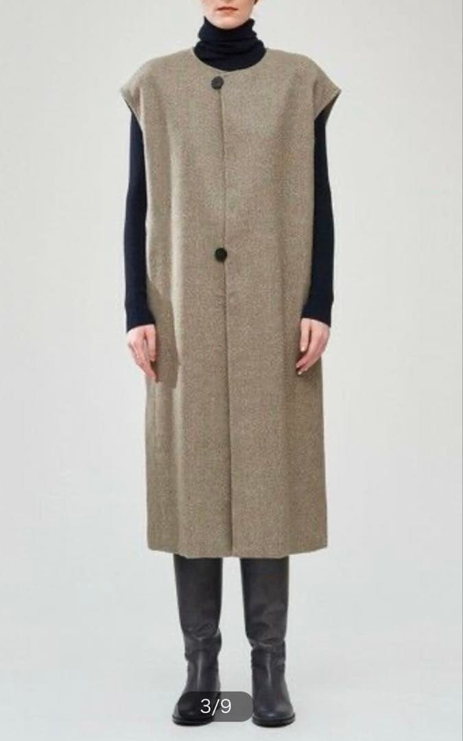 ギャルリーヴィー ツイードロングジレ SIZE GALERIE VIE