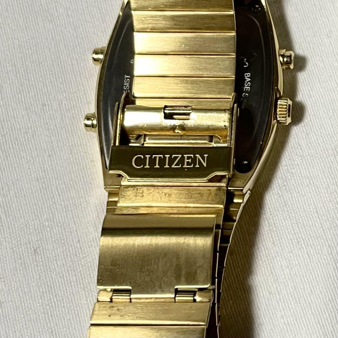 CITIZEN シチズン 腕時計 ゴールド 金色 ブラウンアナログ