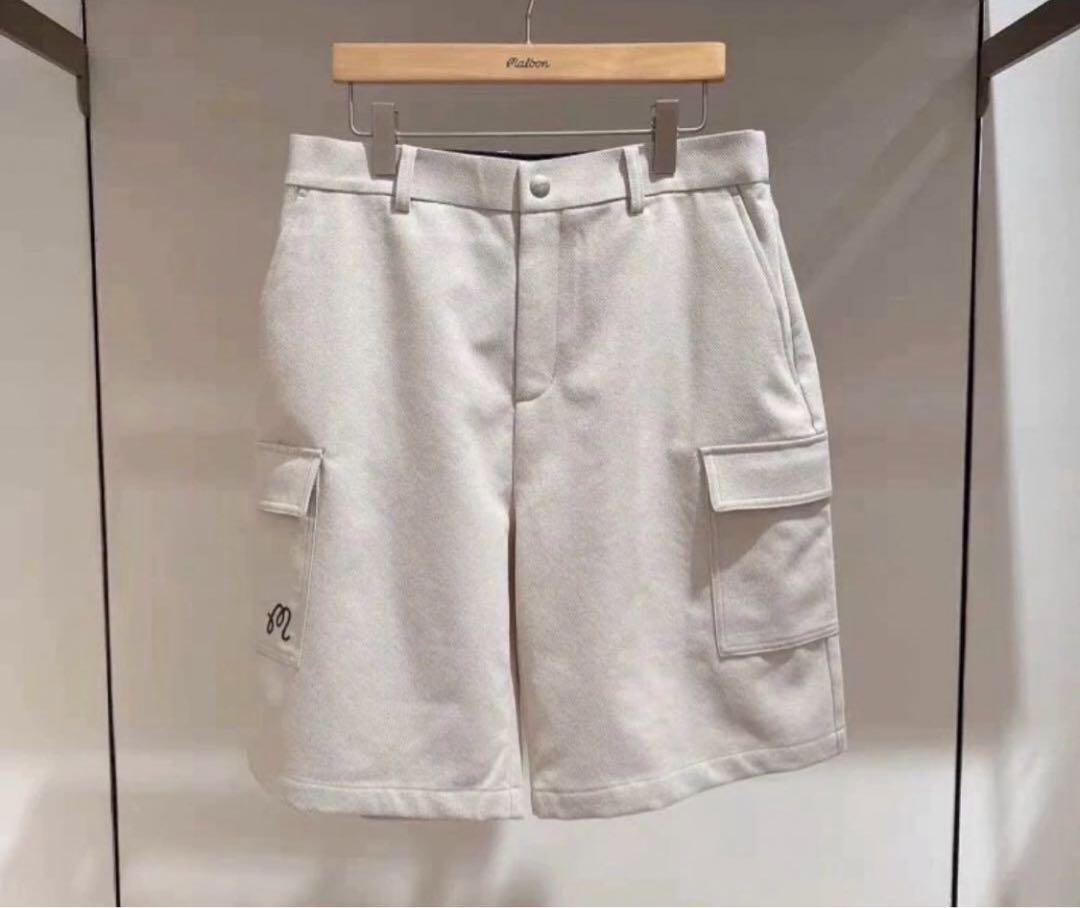 特別オファー マルボンメンズ ショートパンツ ベージュ ハーフジップシャツ メンズウェア