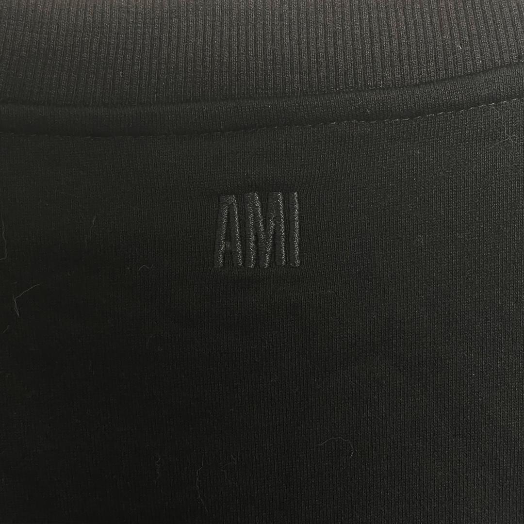 【AMI Paris】新品 スウェット トレーナー ブラック L