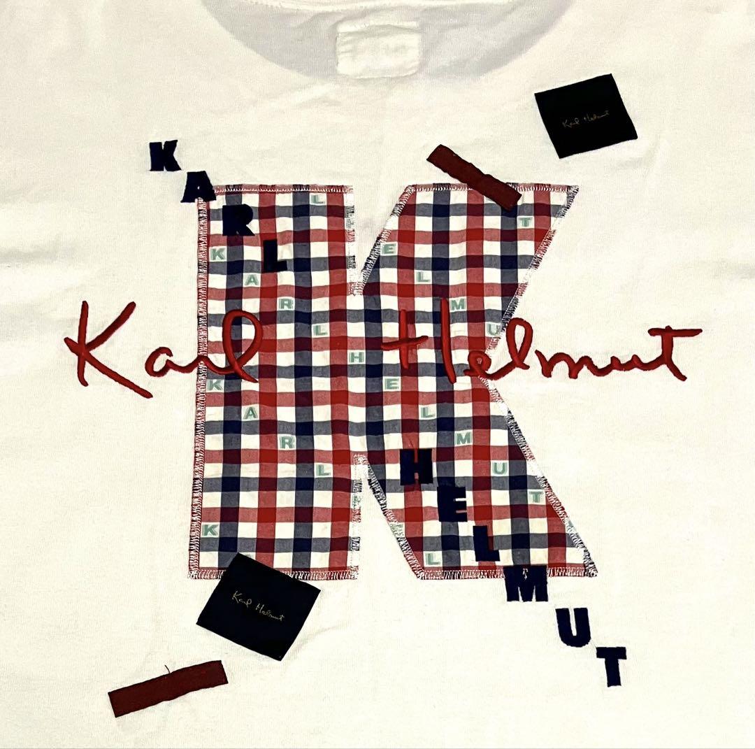 カールヘルム チェック柄 Kロゴ ワッペン Tシャツ - メルカリ