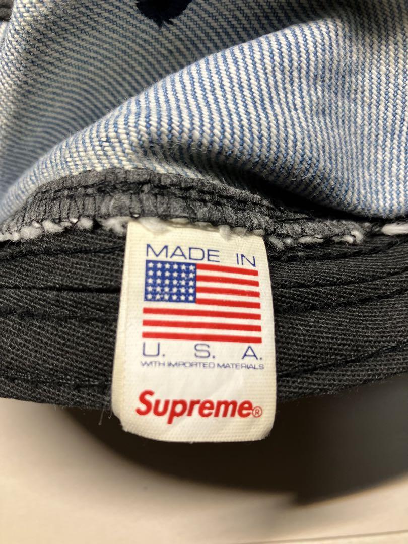 Supreme デニムキャップ　オンライン購入正規品