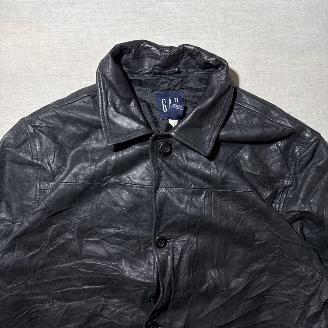 00s OLDGAP オールドギャップ 牛革 レザー カーコート 本革 野村訓一