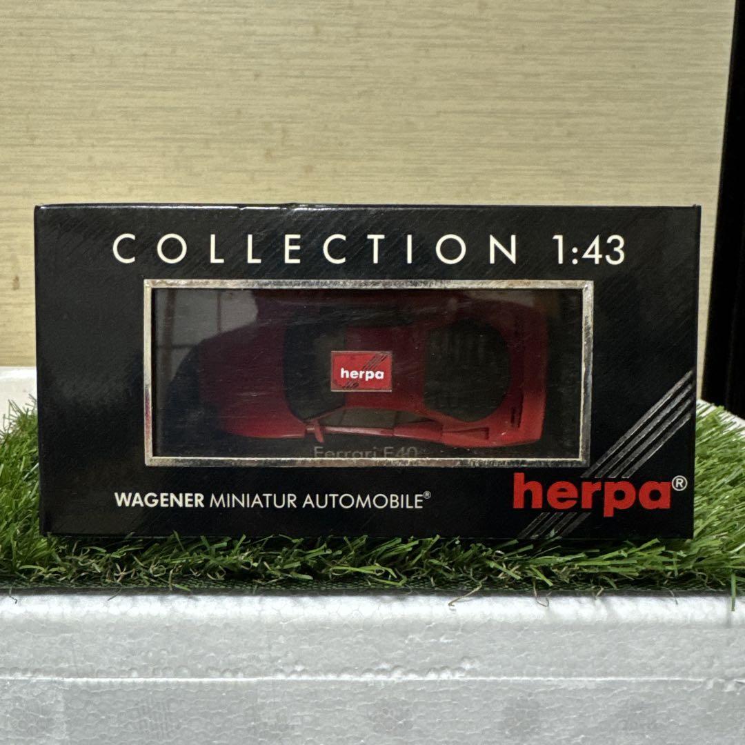 herpa Ferrari F40 1:43 ミニカー