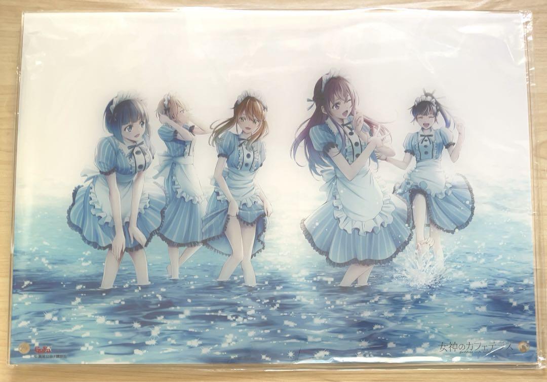 女神のカフェテラス  アクリルボード　瀬尾公治画業25周年記念 作品展 原画展