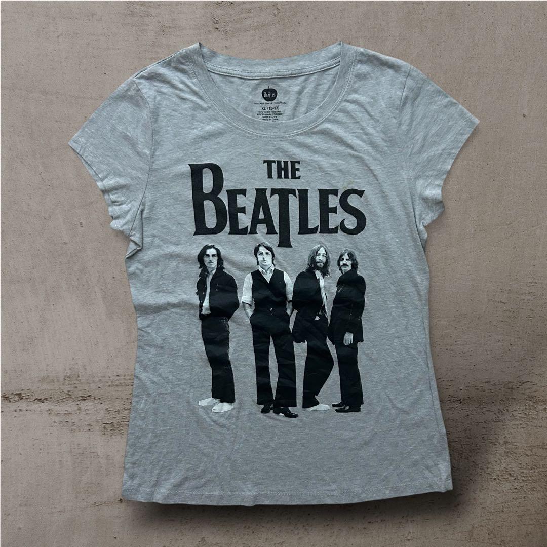 THE BEATLESビートルズバンドTシャツバンT半袖コピーライト古着Y2K