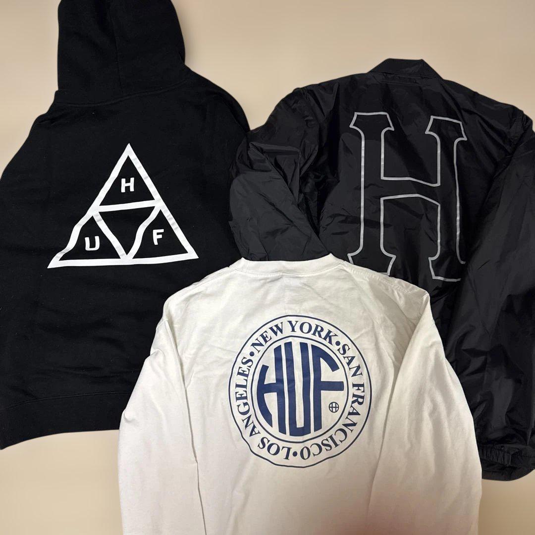 HUF フーディ・ロングスリーブ・ジャケットセット