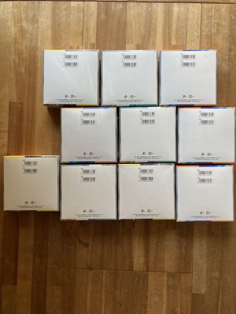 ポケモンカード　シュリンク付き　10BOX