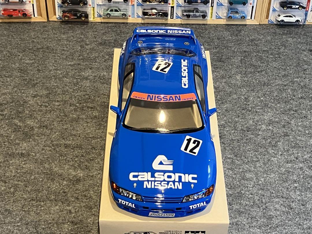 タミヤ ラジコン 日産スカイラインGT-R 塗装済 スペアボディ R32 ブルー