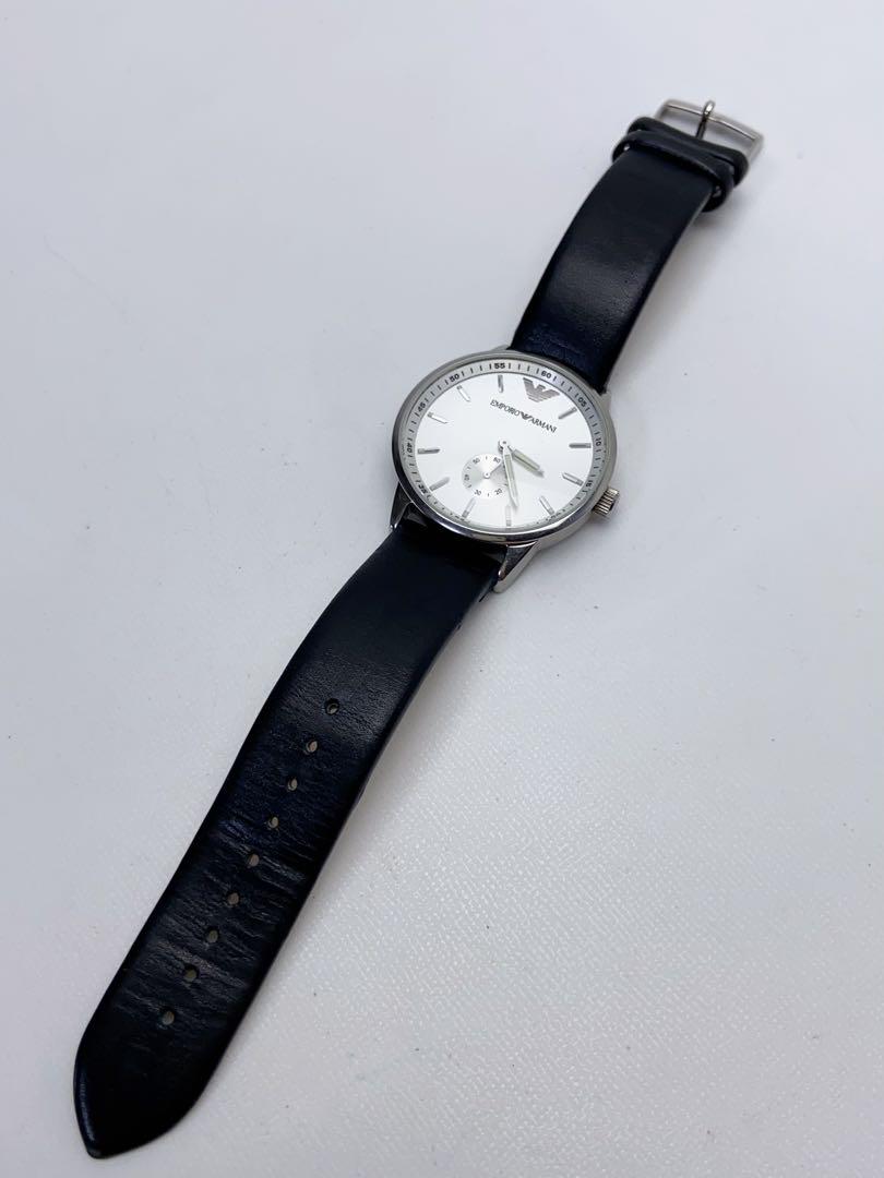 T905 美品 エンポリオアルマーニ AR-0612クロノグラフ 腕時計