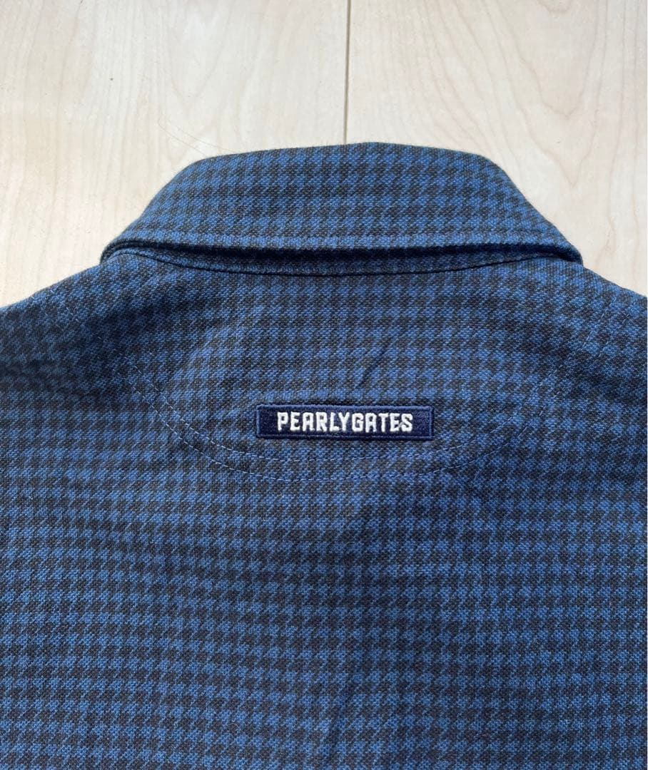 ご予約品】 美品! PEARLY 千鳥柄シャツ パーリーゲイツ GATES ウエア