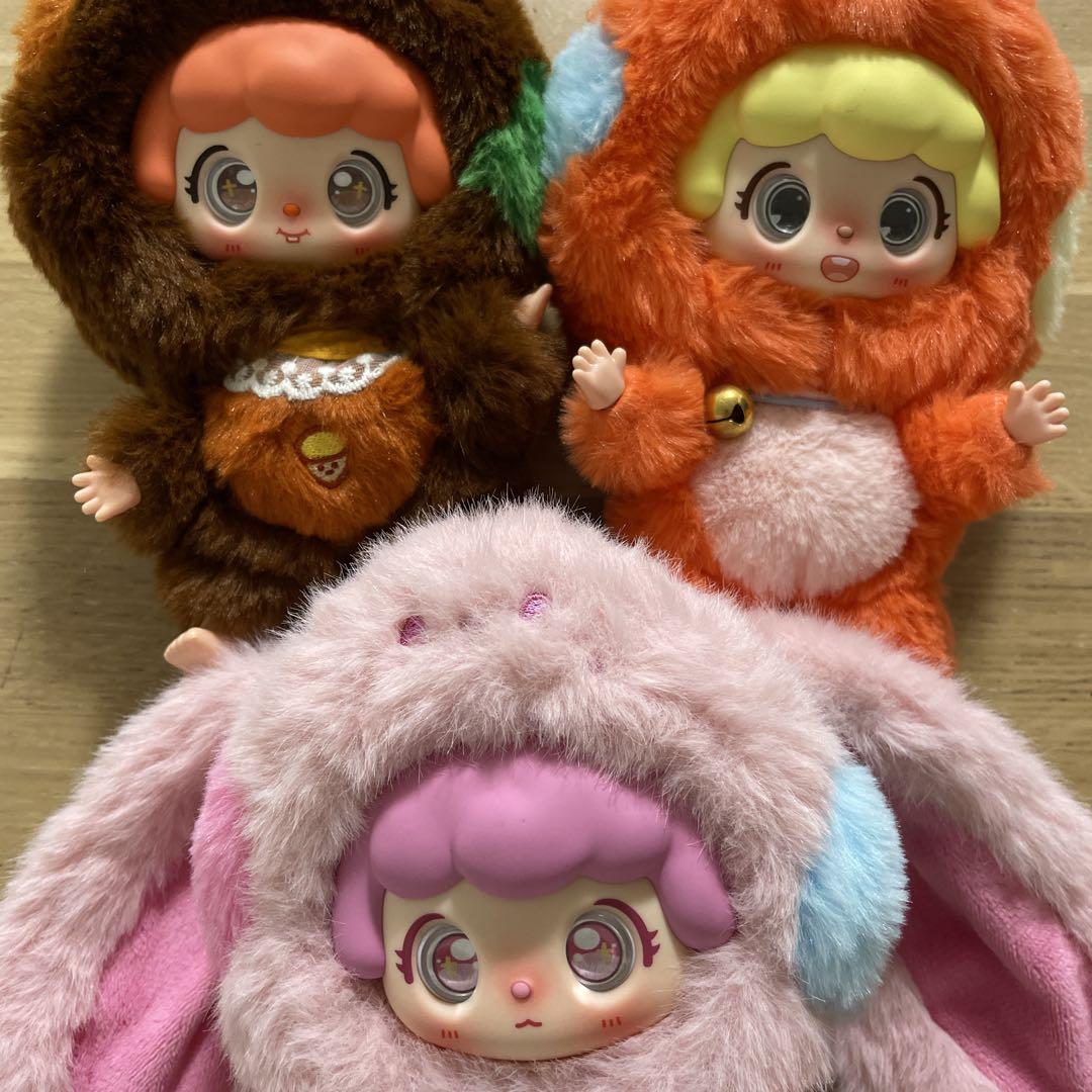専用 babythree mia ぬいぐるみ 3体セット - メルカリ