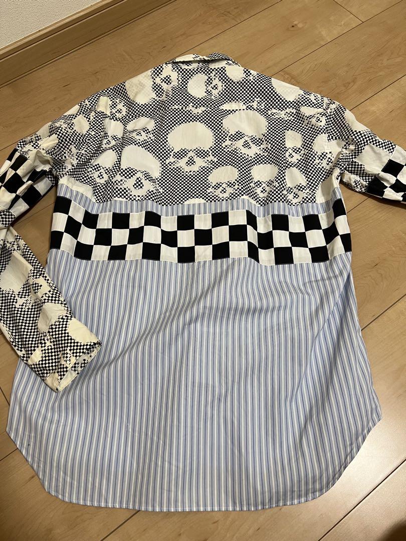 スカル再構築シャツ