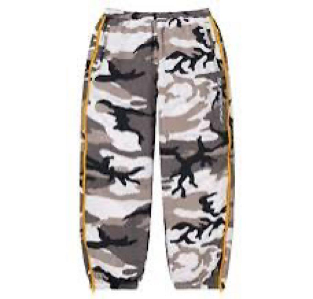 スケートボード Supreme warm up pant snow camo 25ss