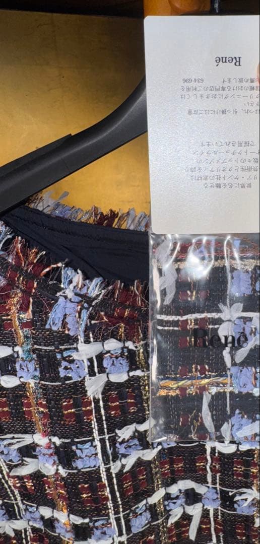 新品タグ付【Reneルネ】定価104,500円マリアケントツイード