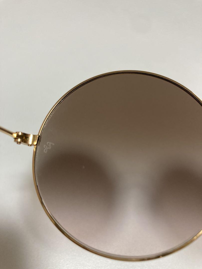 【美品】Ray-Ban レイバン サングラス ゴールド ラウンド RB3592