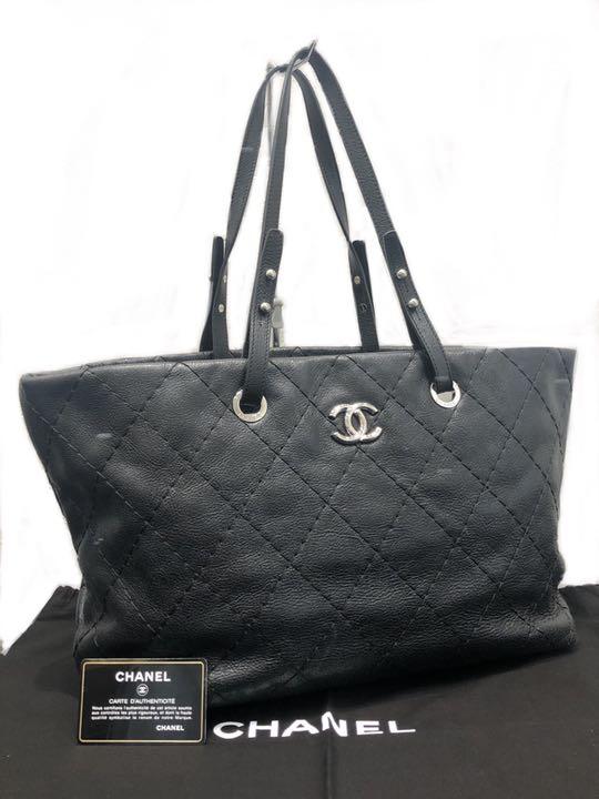 CHANEL ☆オンザロード トートバッグ A48019 ブラック
