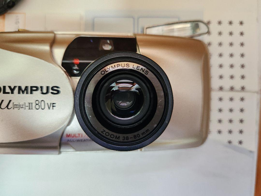 OLYMPUS μ[mju:]-II ミューツー　35mm フィルムカメラ 中古】OLYMPUS オリンパス μ[mju:]-II ミューII ZOOM コンパクト