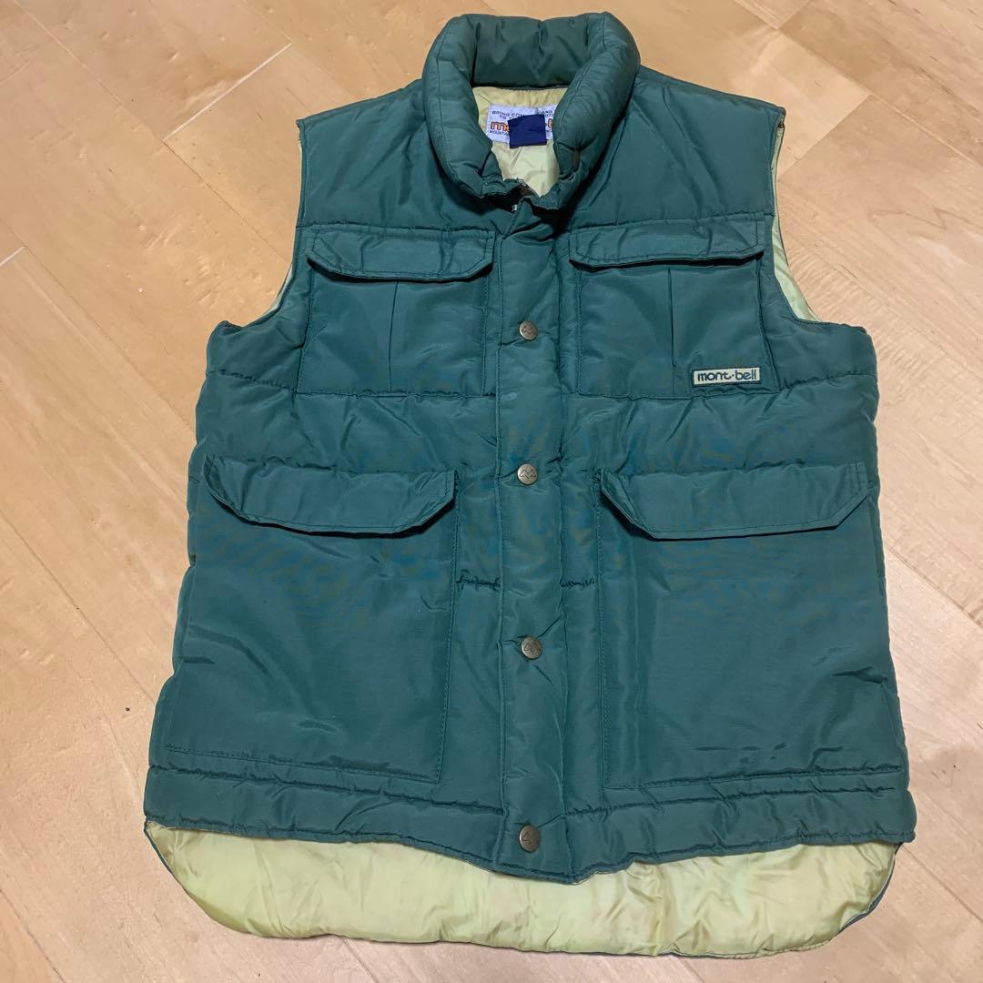 モンベル 化繊 ベスト Mサイズ 80年代 レトロ