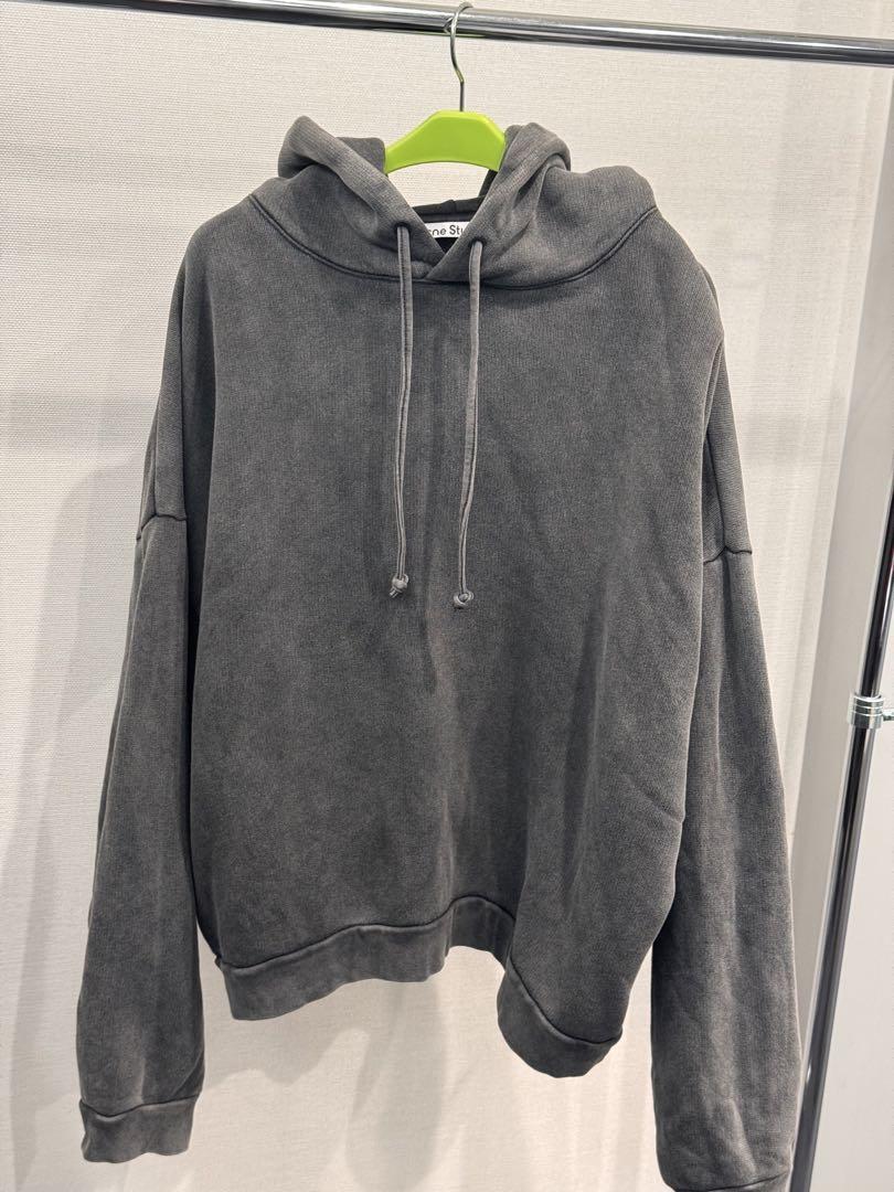 ACNE STUDIOS パーカー　フーディー　　L フェイデッドブラック