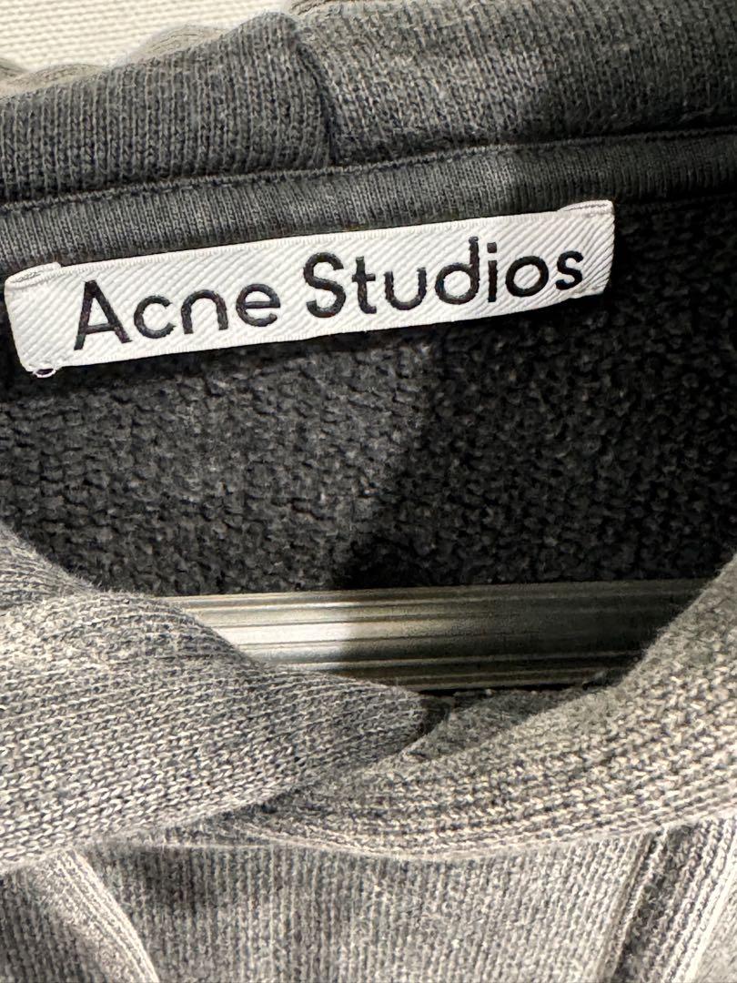 ACNE STUDIOS パーカー　フーディー　　L フェイデッドブラック