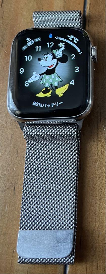 Apple Watch 4  高級　ステンレス　サファイアガラス44mm