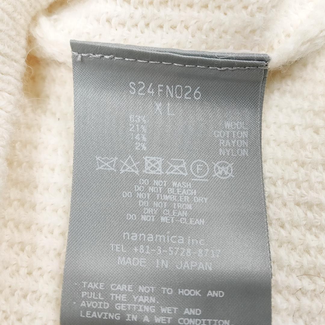 ○★新品 未使用 nanamica 光電子 ウールベスト 定番ニットベスト