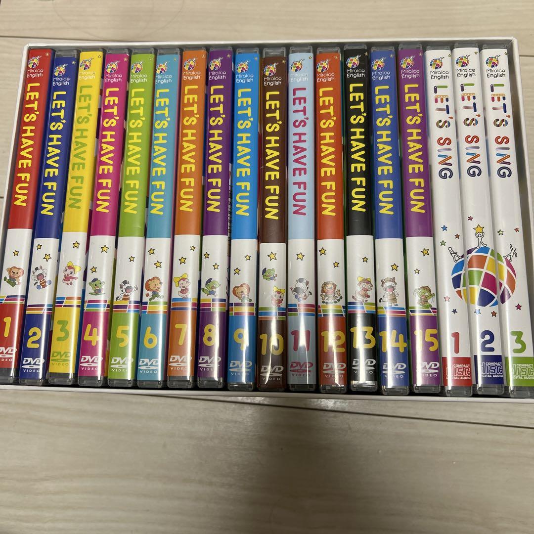 ミライコイングリッシュ miraico English DVD CD