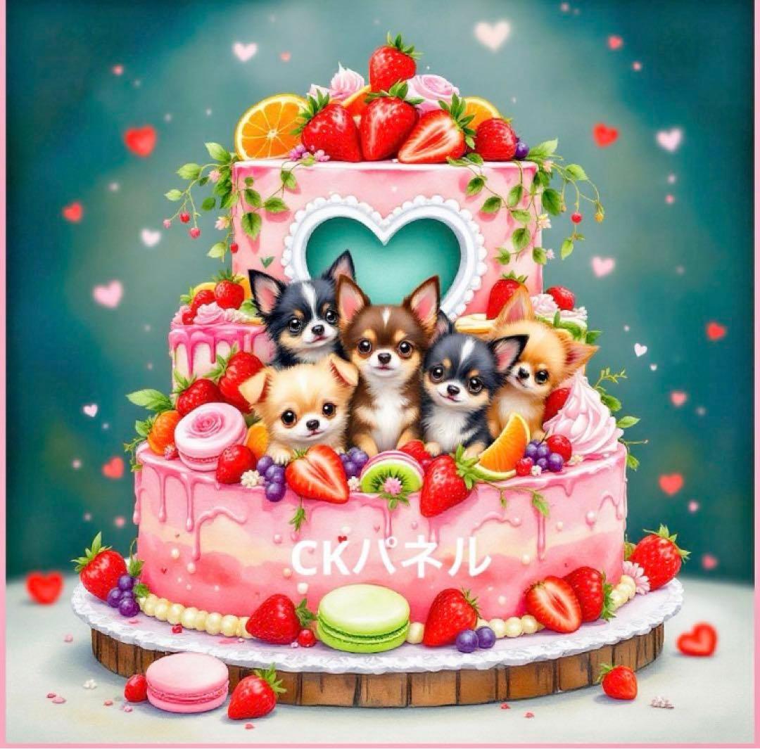 オーダー パネル購入 チワワちゃん 秋色チワワちゃん♥️オーダー用