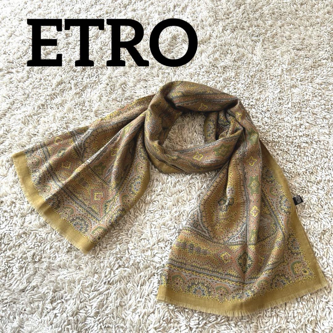 エトロ ETRO ストール スカーフ ペイズリー柄 65×162 S419