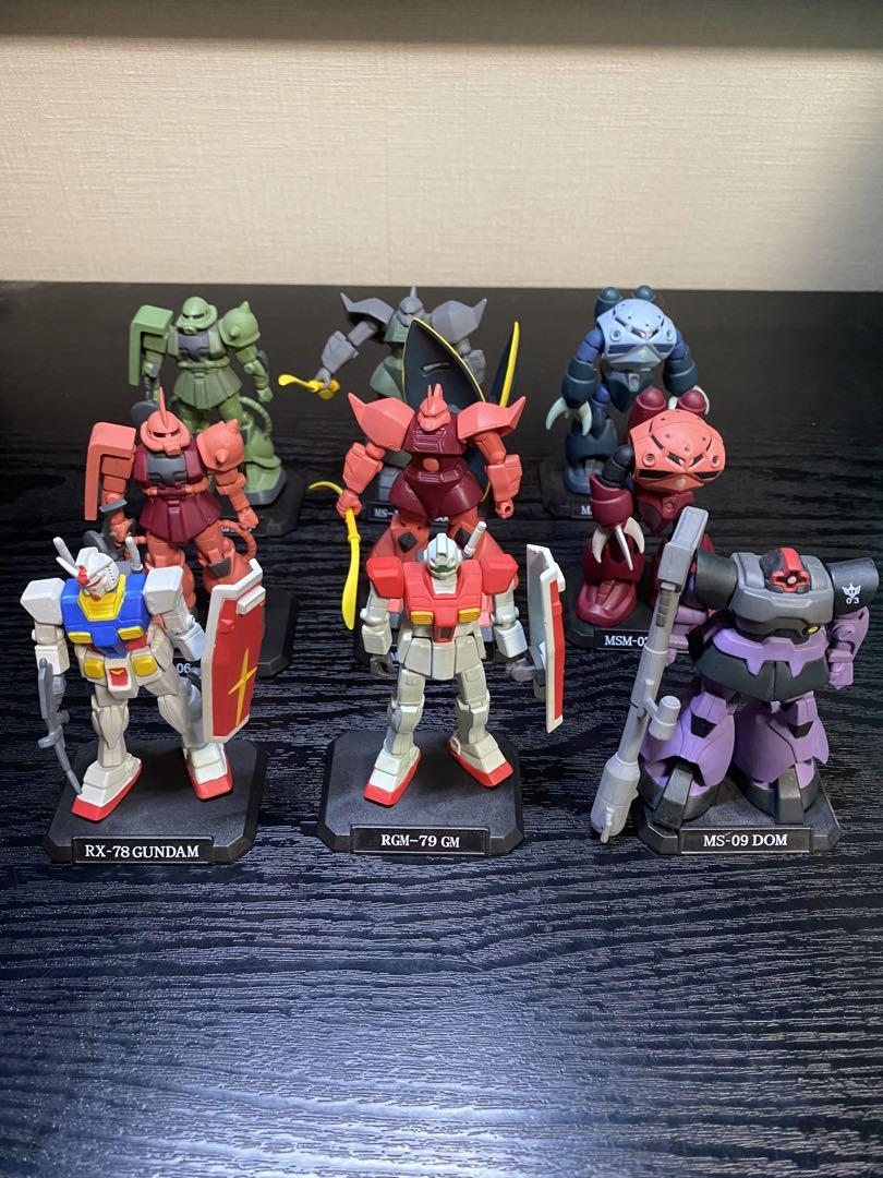 機動戦士ガンダム マグネットアクション 9体セット（コレクションケース2個付き）