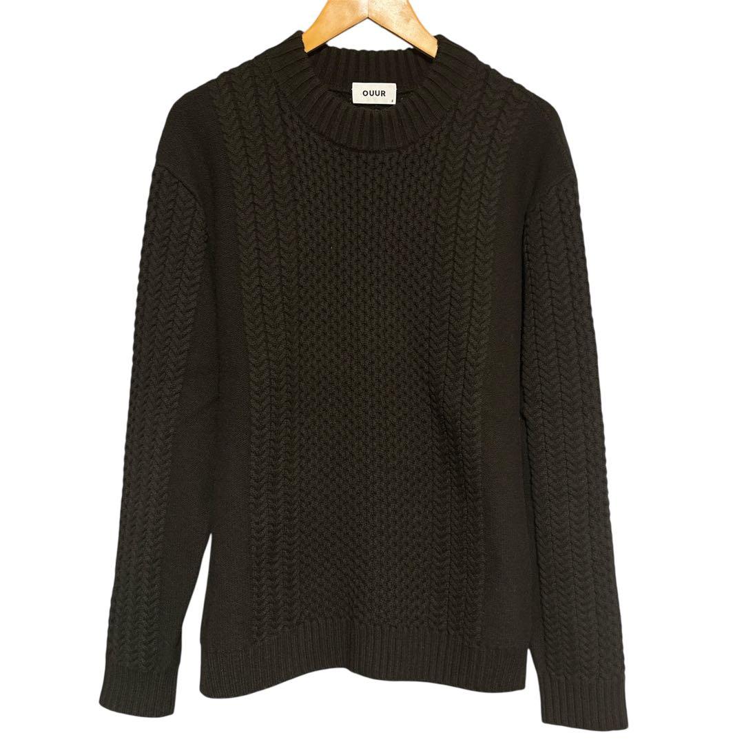 OUUR Actus 毛 カーキセーターL Ouur