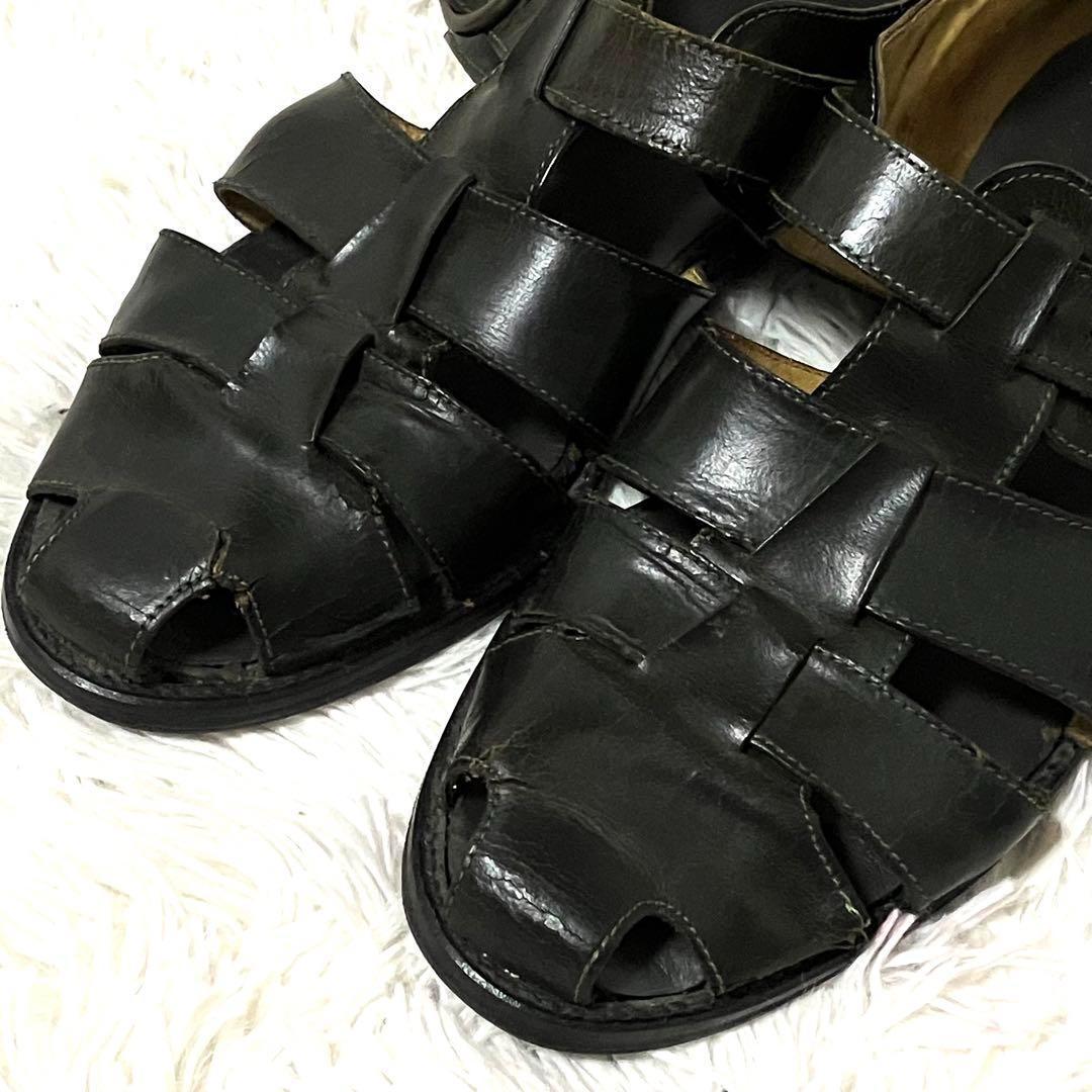 バリー　グルカサンダル　ブラック　42 サンダル　レザー　YAMAZAKI